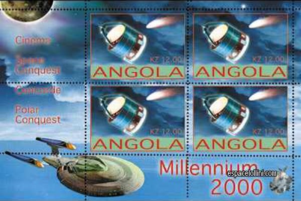 Star Trek stamps from Angola