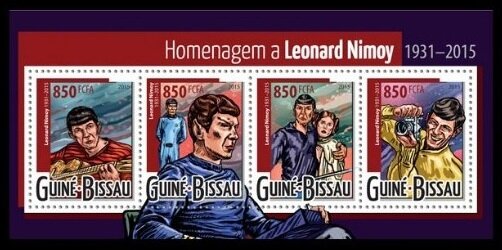 Star Trek stamps from Guinea-Bissau