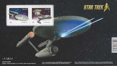 Star Trek Stamp from Canada