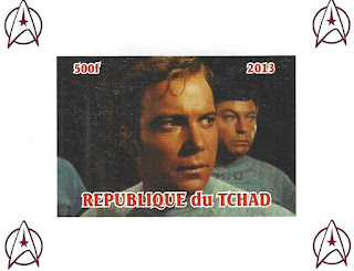 Star Trek Stamp from Chad