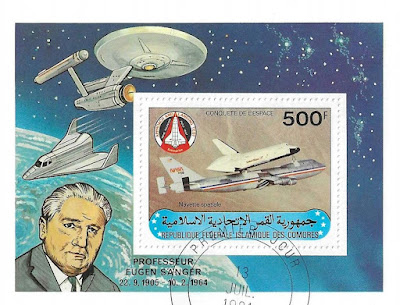 Star Trek Stamp from Comoros