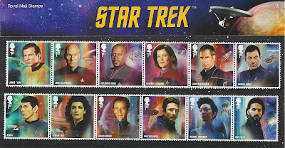 Star Trek Stamp from United Kingdom