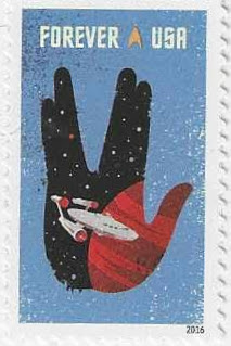 Star Trek Stamp from United States of America
